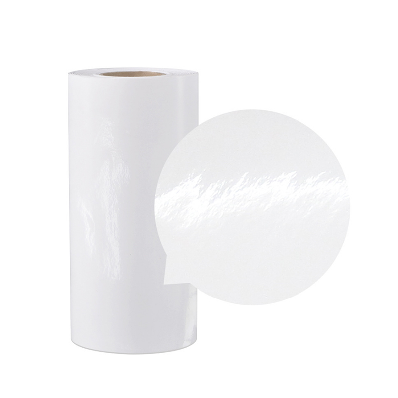 75um Matt White Vinil Yupo PP/adesivo solvente/60g forro de glassine branco