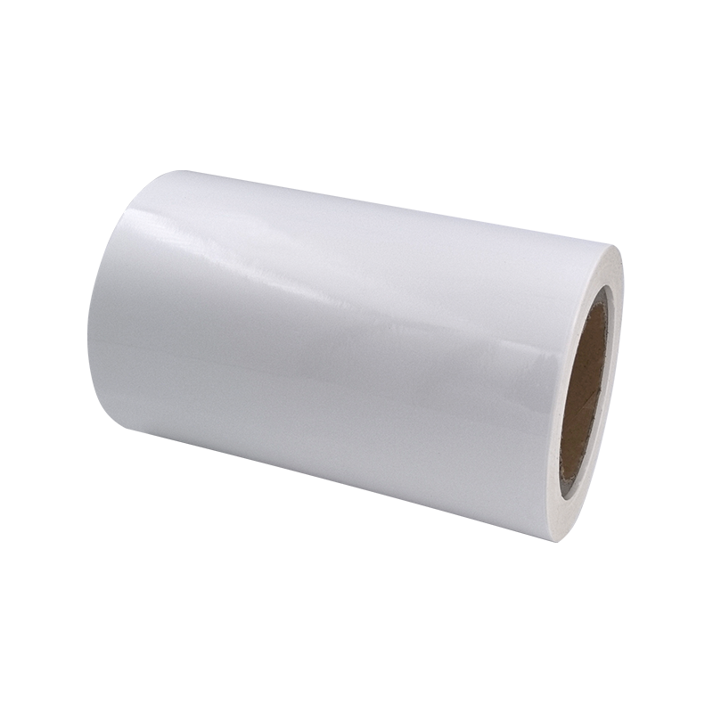 Material de etiqueta PP branco brilhante de 60um
