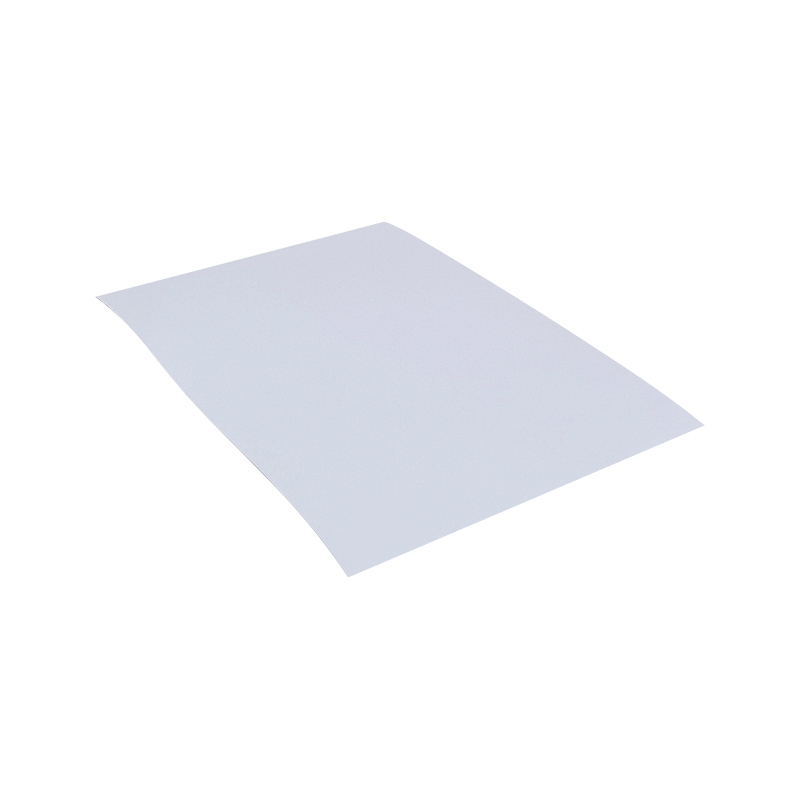 etiqueta de papel adesiva aluminizada branca brilhante do pneu do filme do ANIMAL DE ESTIMAÇÃO 25um 