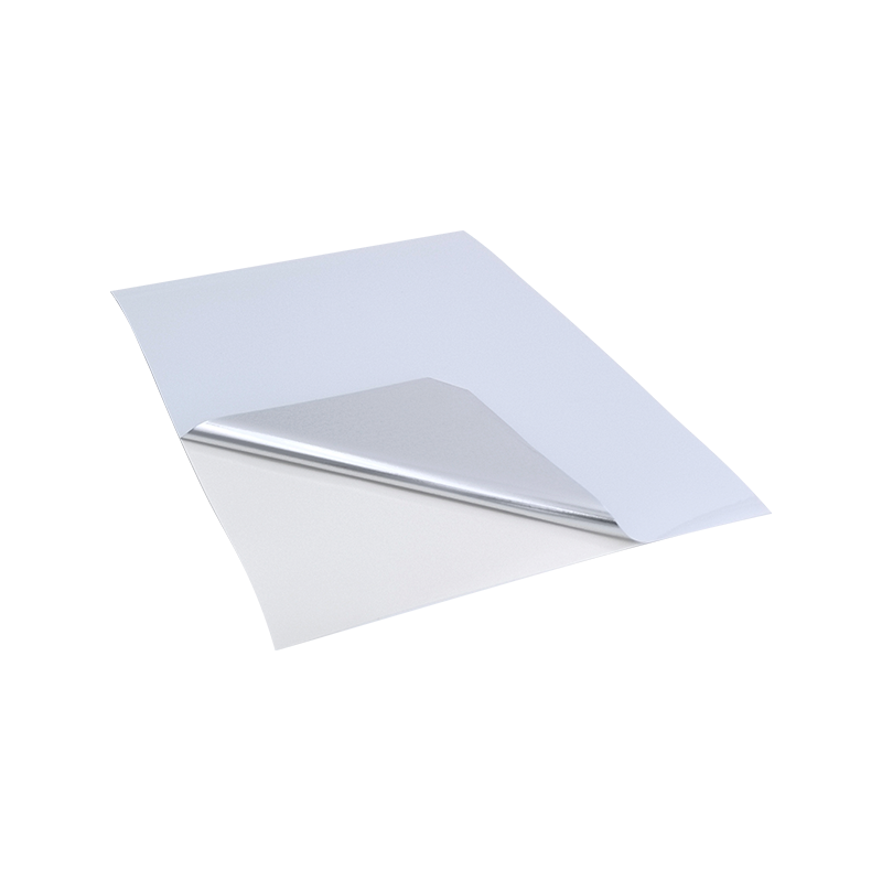 etiqueta de papel adesiva aluminizada branca brilhante do pneu do filme do ANIMAL DE ESTIMAÇÃO 25um 