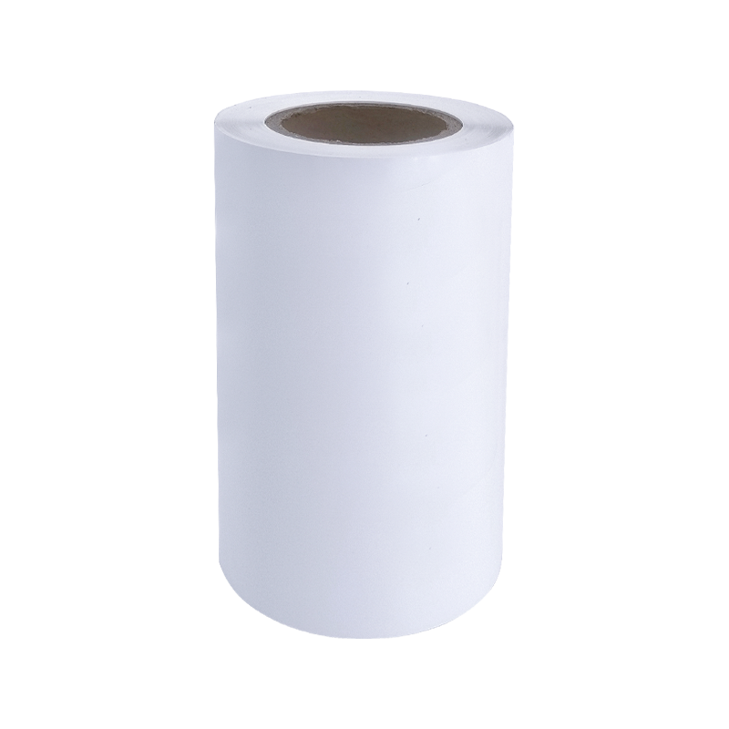 etiqueta de papel adesiva aluminizada branca brilhante do pneu do filme do ANIMAL DE ESTIMAÇÃO 25um 