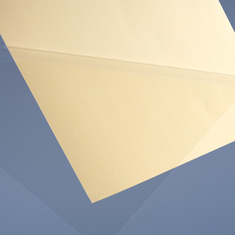 Filme PET 25mic transparente com etiquetas adesivas removíveis de poliéster transparente