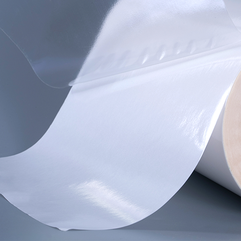 Filme PET 25mic transparente com etiquetas adesivas removíveis de poliéster transparente