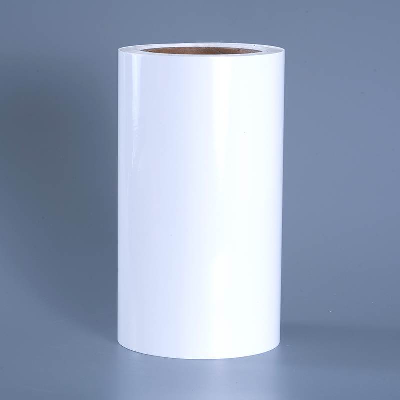 Materiais de etiqueta de filme de vinil PET com brilho 25mic com rolo enorme adesivo acrílico para impressão a jato de tinta