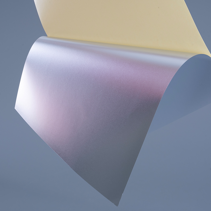 Filme PET prateado fosco para jato de tinta autoadesivo