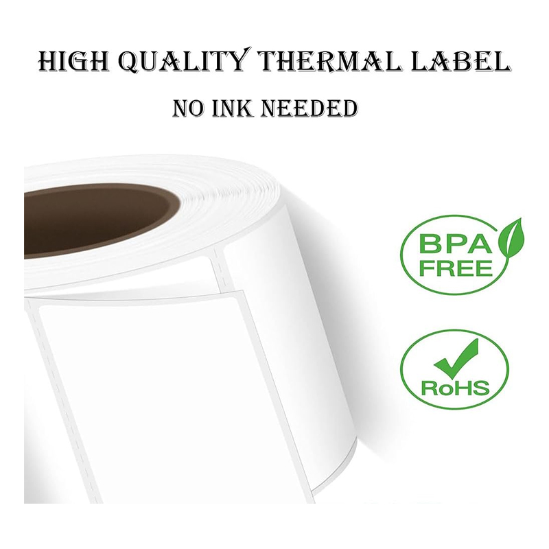 Etiquetas de código de barras em branco