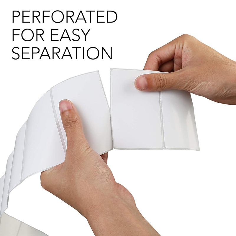 Etiquetas de código de barras em branco