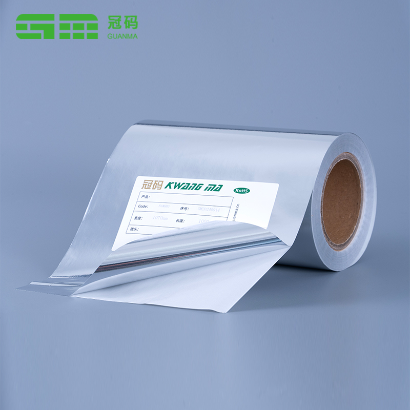 Rolo enorme de papel autoadesivo de prata brilhante 50mic PP com cola para pneus